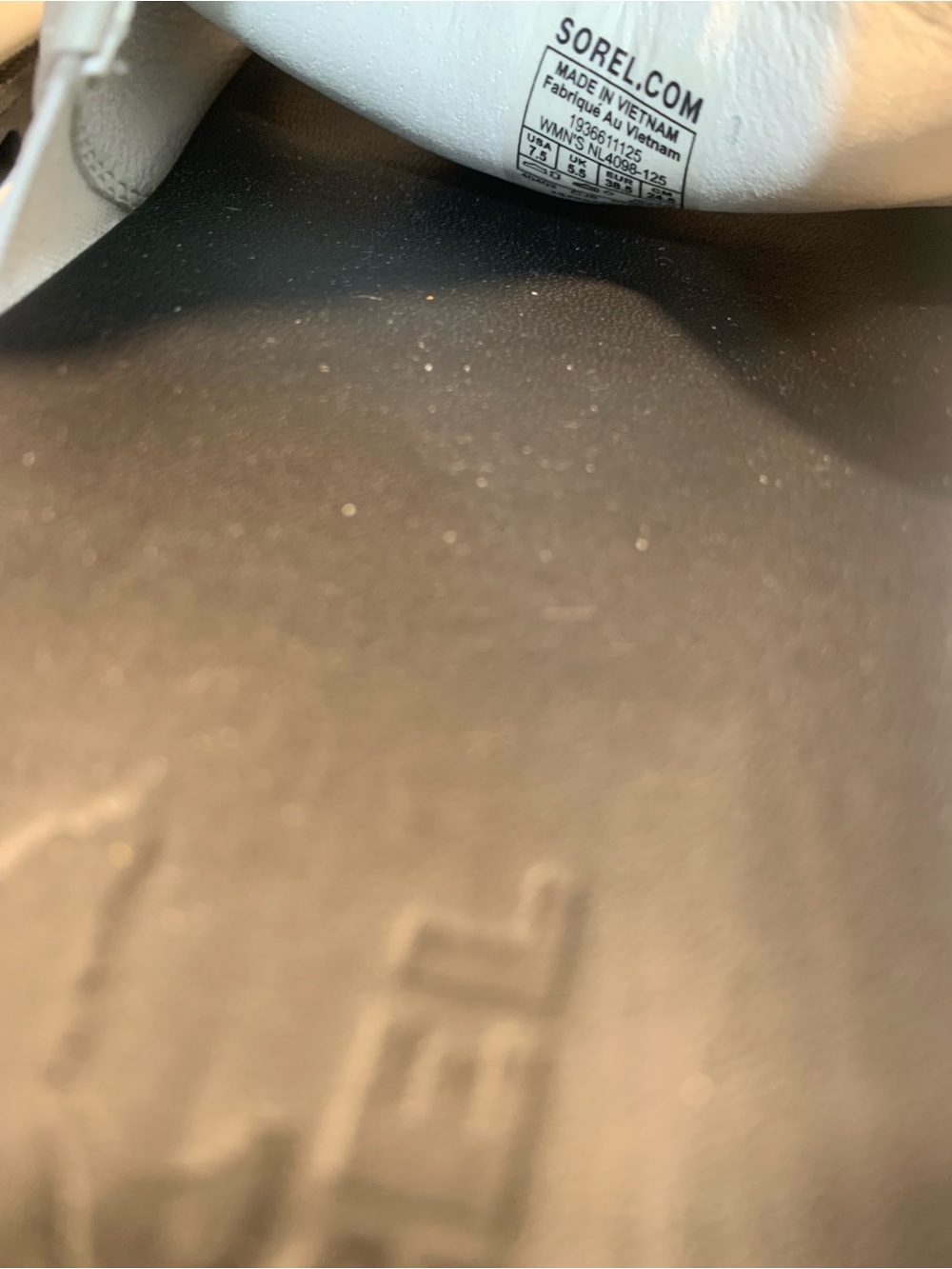 Sorel Womens Roaming Decon Slide Sandal in Sea Salt White Sz 7.5 Casual Vacation - Picture 3 of 6